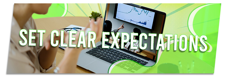 Set Clear Expectations, online jobs