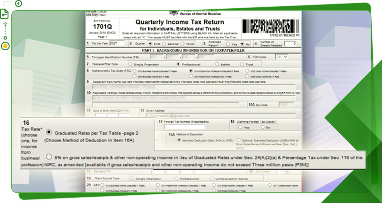 Overview of BIR Form 1701-3