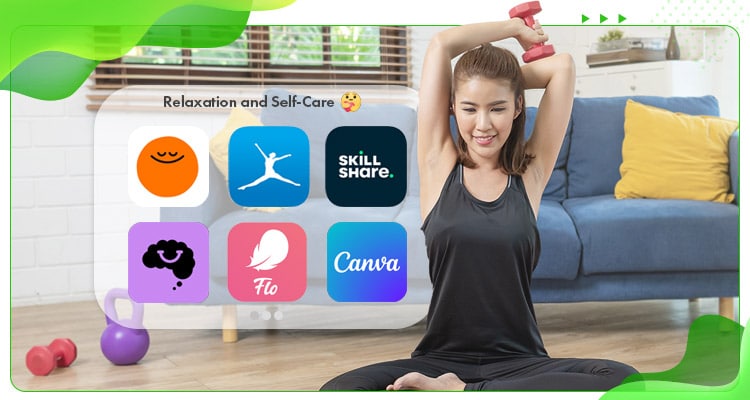 Relaxation and Self Care Apps for Millennial Moms